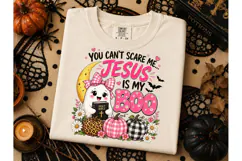 Jesus Is My Boo Halloween PNG Tee Product Image 2