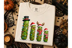 Christmas Pickle Family PNG Sublimation Product Image 3
