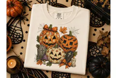 Halloween Pumpkin Jack-O-Lantern PNG Tee-Halloween Pumpkin J Product Image 2
