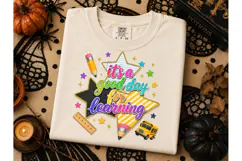 Good Day For Learning Teacher PNG Tee Product Image 3