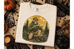Skeleton Hunter Antler PNG Shirt Design Product Image 2