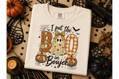 I Put the Boo in Boujee PNG Shirt Product Image 3
