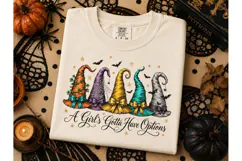 Witch Hats Girls Options PNG Shirt Desig Product Image 2