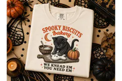 Spooky Biscuits Bakery Halloween Cat PNG Product Image 2