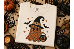 Halloween Ghost Witch PNG Shirt Design Product Image 3