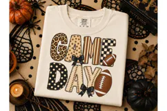 Game Day Football Halloween PNG Tee Product Image 2