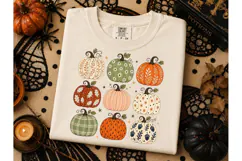 Fall Pumpkin Patch PNG Shirt Design Product Image 2
