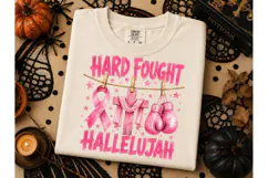 Hard Fought Hallelujah PNG Tee Design Product Image 2