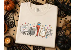 Cute Plumber Tools Kawaii PNG Shirt Desi Product Image 3