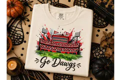 Go Dawgs Stadium PNG Sublimation Tee Product Image 2