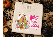 Home for the Holidays Gingerbread PNG Product Image 3