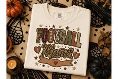 Football Mama PNG Sublimation Tee Design Product Image 3