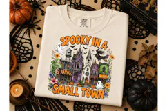 Spooky In A Small Town Halloween PNG Product Image 3