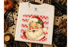 Vintage Santa Claus PNG Sublimation Tee Product Image 2
