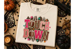 Touchdown Football PNG Sublimation Tee Product Image 1