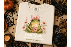 Cute Frog Coffee Jesus Delight PNG Tee Product Image 3