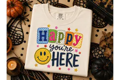 Happy You're Here Halloween PNG Tee Product Image 2