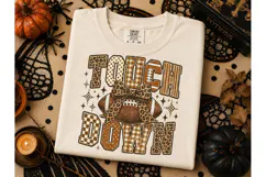 Touchdown Football Halloween PNG Tee Product Image 2