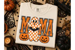 Halloween Mama Ghost PNG Shirt Design Product Image 3