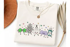 Cute Optometry Kawaii PNG Shirt Design Product Image 3
