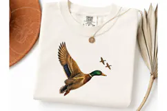 Flying Mallard Duck PNG Shirt Design Product Image 3