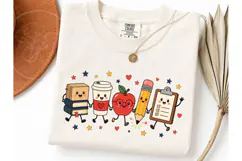 Cute Teacher Squad PNG Shirt Design Product Image 1