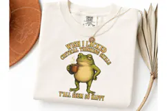 Funny Frog Critical Thinking PNG Tee Product Image 1