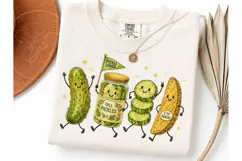 Cute Pickle Squad PNG Shirt Design Product Image 3