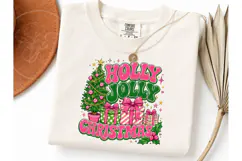 Holly Jolly Christmas PNG Shirt Design Product Image 1