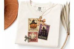 Halloween Stamp Vintage PNG Shirt Design Product Image 3