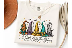 Witch Hats Girls Options PNG Shirt Desig Product Image 3