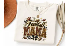Football Mama PNG Leopard Sublimation Te Product Image 3