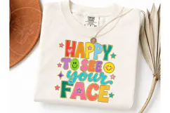 Happy To See Your Face PNG Halloween Tee Product Image 1