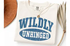 Wildly Unhinged Distressed PNG Tee Desig-Wildly Unhinged Dis Product Image 3