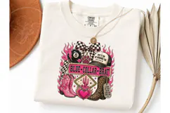 Blue Collar Brat PNG Sublimation Tee Product Image 3