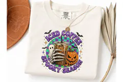 Iced Coffee Spooky Season Halloween PNG Product Image 1