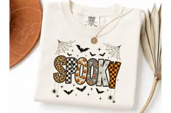 Spooky Halloween PNG Sublimation Tee Des Product Image 3