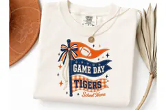 Game Day Tigers PNG Pennant Shirt Design Product Image 3