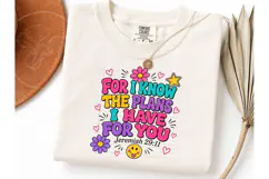 Jeremiah 29:11 Christian PNG Tee Design Product Image 3