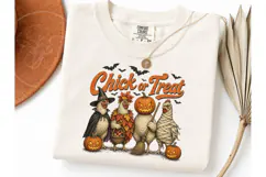 Chick or Treat Halloween PNG Tee Design Product Image 3