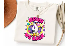 Bruh We Back to School Duck PNG Tee Product Image 1