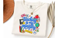 Teaching Is My Ministry PNG Shirt Design Product Image 3