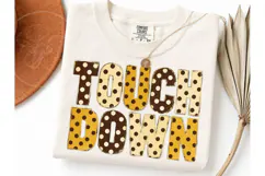Touchdown Polka Dot PNG Football Tee Product Image 3