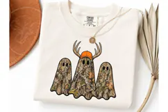 Camo Ghost Halloween PNG Shirt Design Product Image 3