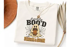 Freshly Bood Ghost Coffee PNG Shirt Product Image 3