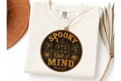 Spooky State of Mind Halloween PNG Tee Product Image 3