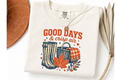 Good Days Crisp Air Fall PNG Tee Design Product Image 1