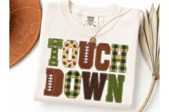 Touchdown Football PNG Sublimation Tee-Touchdown Football PN Product Image 1