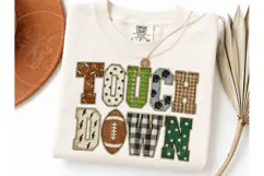Touchdown Football PNG Sublimation Tee Product Image 3