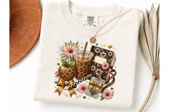 Boho Teacher Fall Leopard PNG Sublimatio Product Image 3